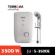 TURBORA เครื่องทำน้ำอุ่น รุ่น S-3500E KEV WHITE   